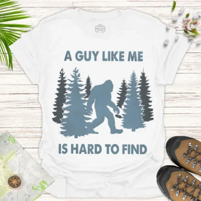 Sasquatch Adventure Tee – Funny Bigfoot Outdoor Shirt - white
