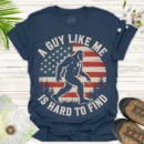 Vintage Bigfoot Tee – Outdoor Adventure Graphic Shirt - blue